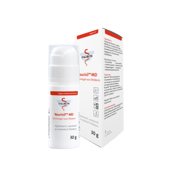 Nourisil™ is een watervrije siliconen gel geschikt voor de aangedane huid zoals littekenweefsel. Zonder conserveermiddelen. Ondersteunt het herstellend vermogen van de huid.
